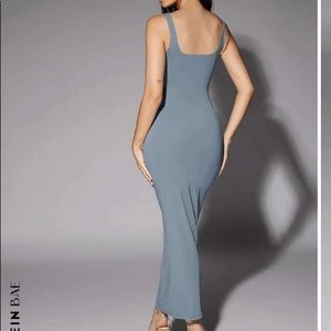 NWT Shein Small Dusty Blue Dress